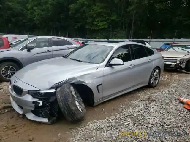 2 Фотография поврежденного автомобиля WBA4J3C51KBL10637 BMW 4 SERIES 2019