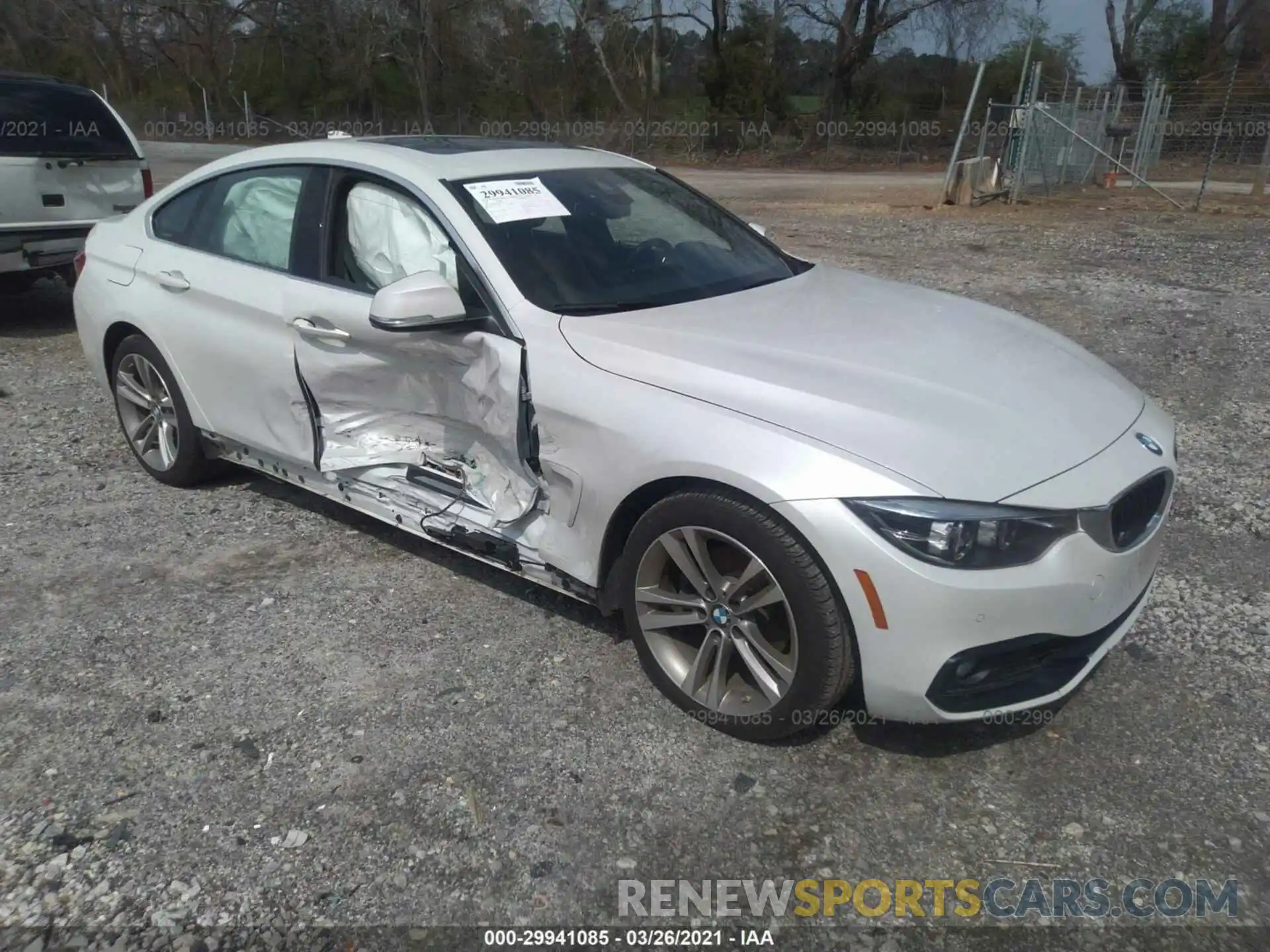 1 Photograph of a damaged car WBA4J3C51KBL10721 BMW 4 SERIES 2019