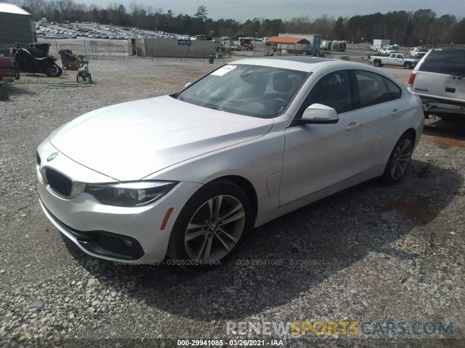 2 Photograph of a damaged car WBA4J3C51KBL10721 BMW 4 SERIES 2019