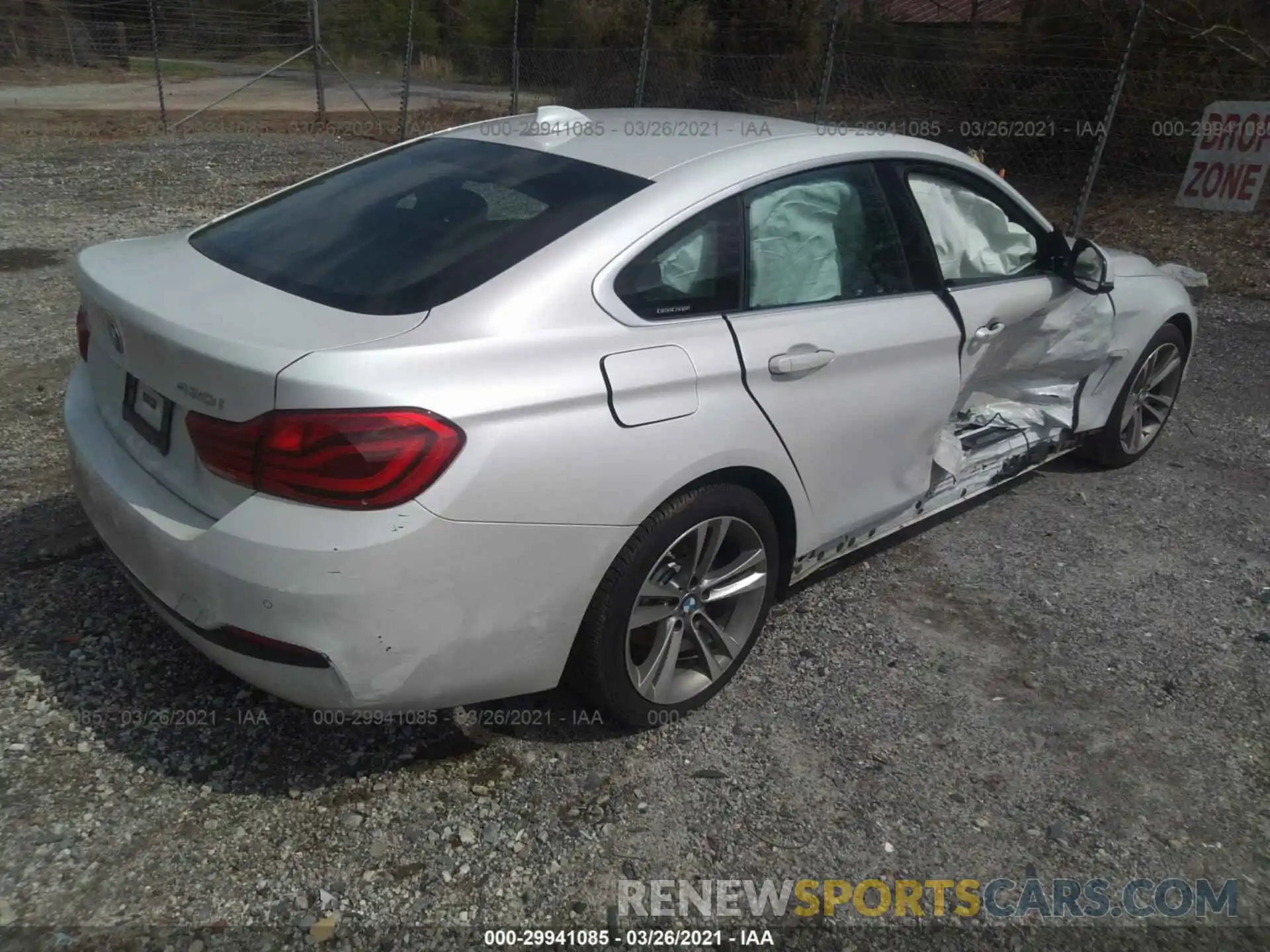 4 Photograph of a damaged car WBA4J3C51KBL10721 BMW 4 SERIES 2019