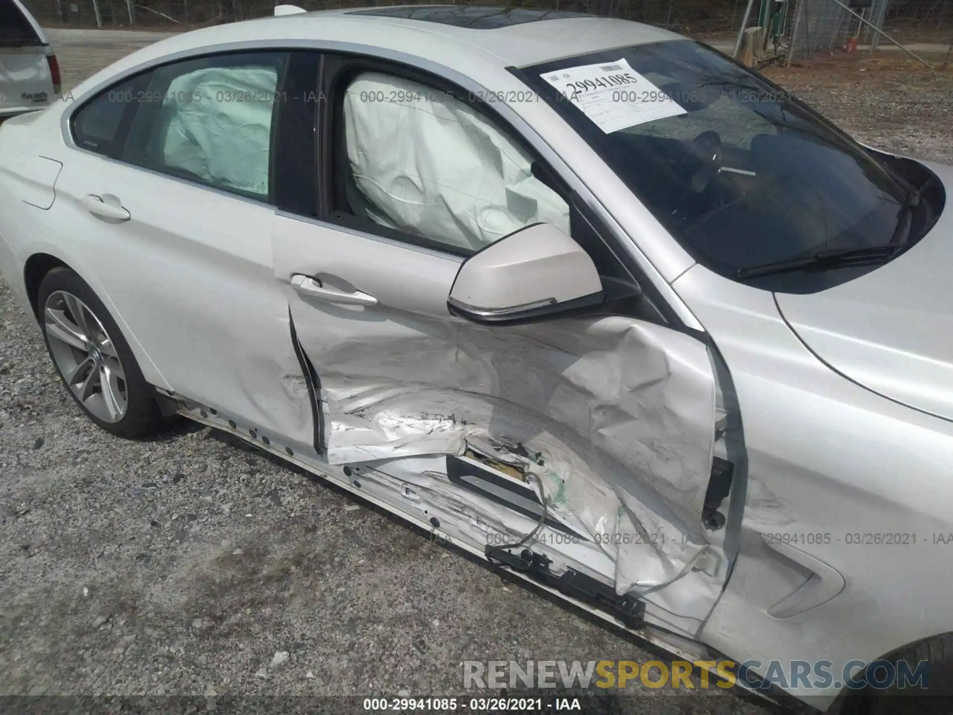 6 Photograph of a damaged car WBA4J3C51KBL10721 BMW 4 SERIES 2019