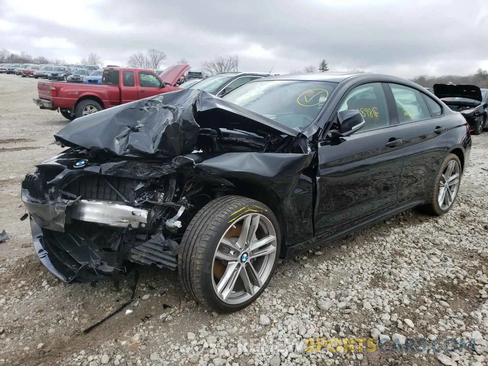 2 Фотография поврежденного автомобиля WBA4J3C52KBL06872 BMW 4 SERIES 2019