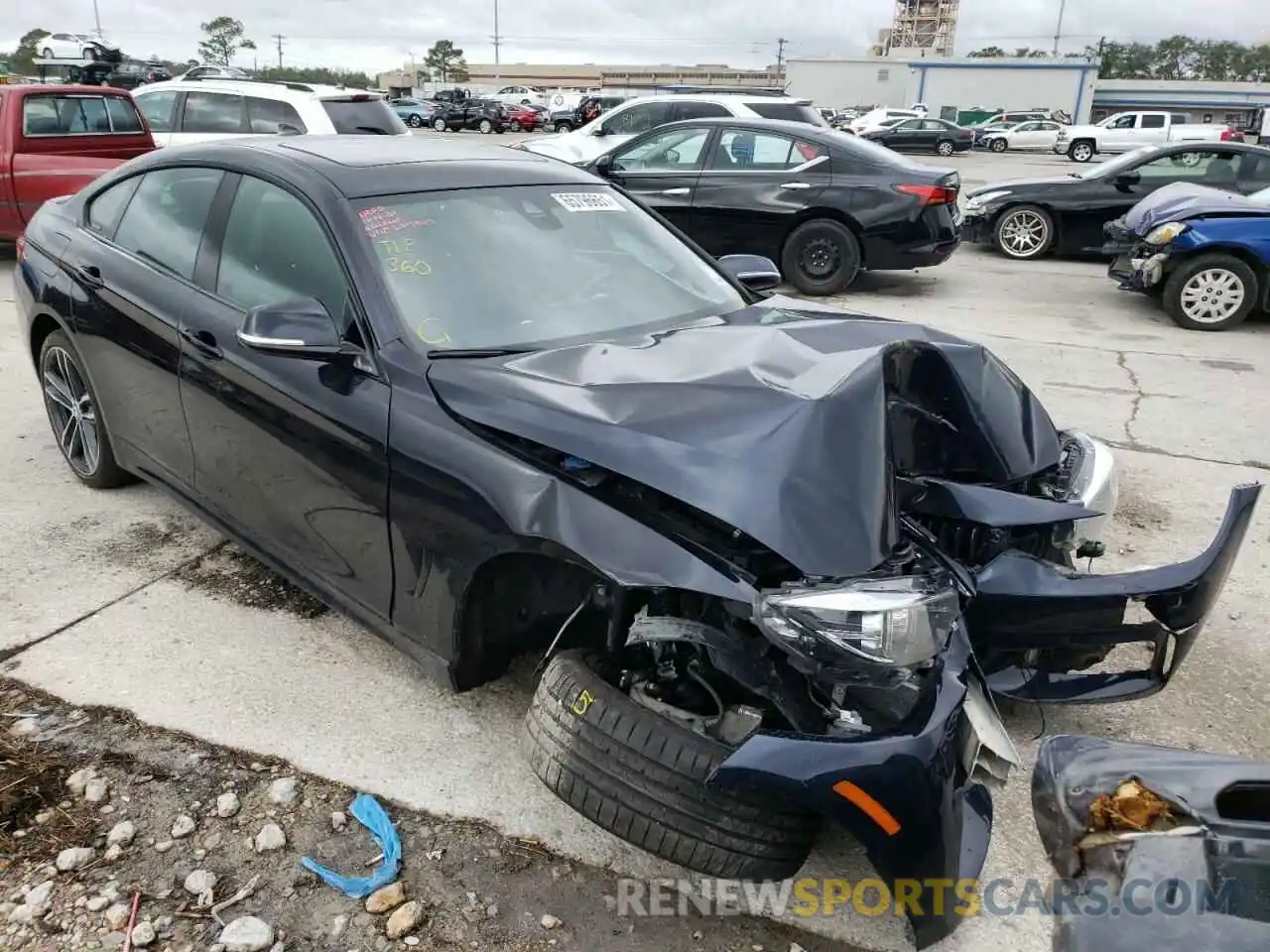 1 Photograph of a damaged car WBA4J3C52KBL07147 BMW 4 SERIES 2019