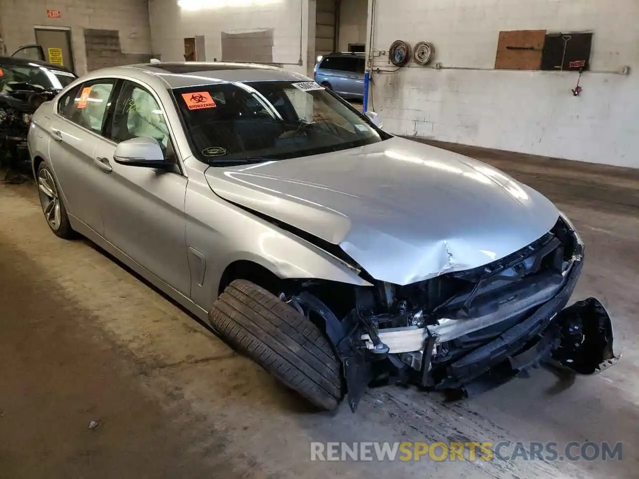 1 Photograph of a damaged car WBA4J3C53KBL05665 BMW 4 SERIES 2019