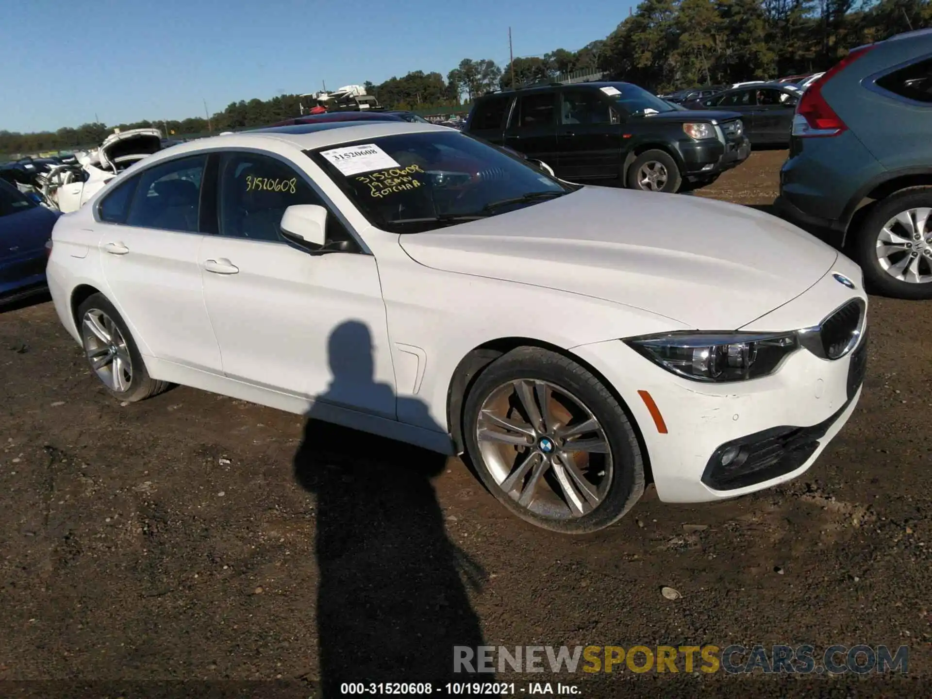 1 Photograph of a damaged car WBA4J3C53KBL06086 BMW 4 SERIES 2019