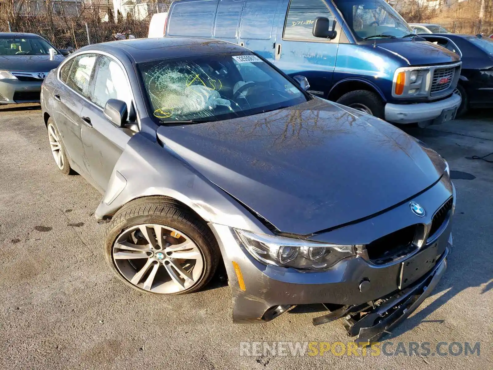 1 Photograph of a damaged car WBA4J3C53KBL07223 BMW 4 SERIES 2019