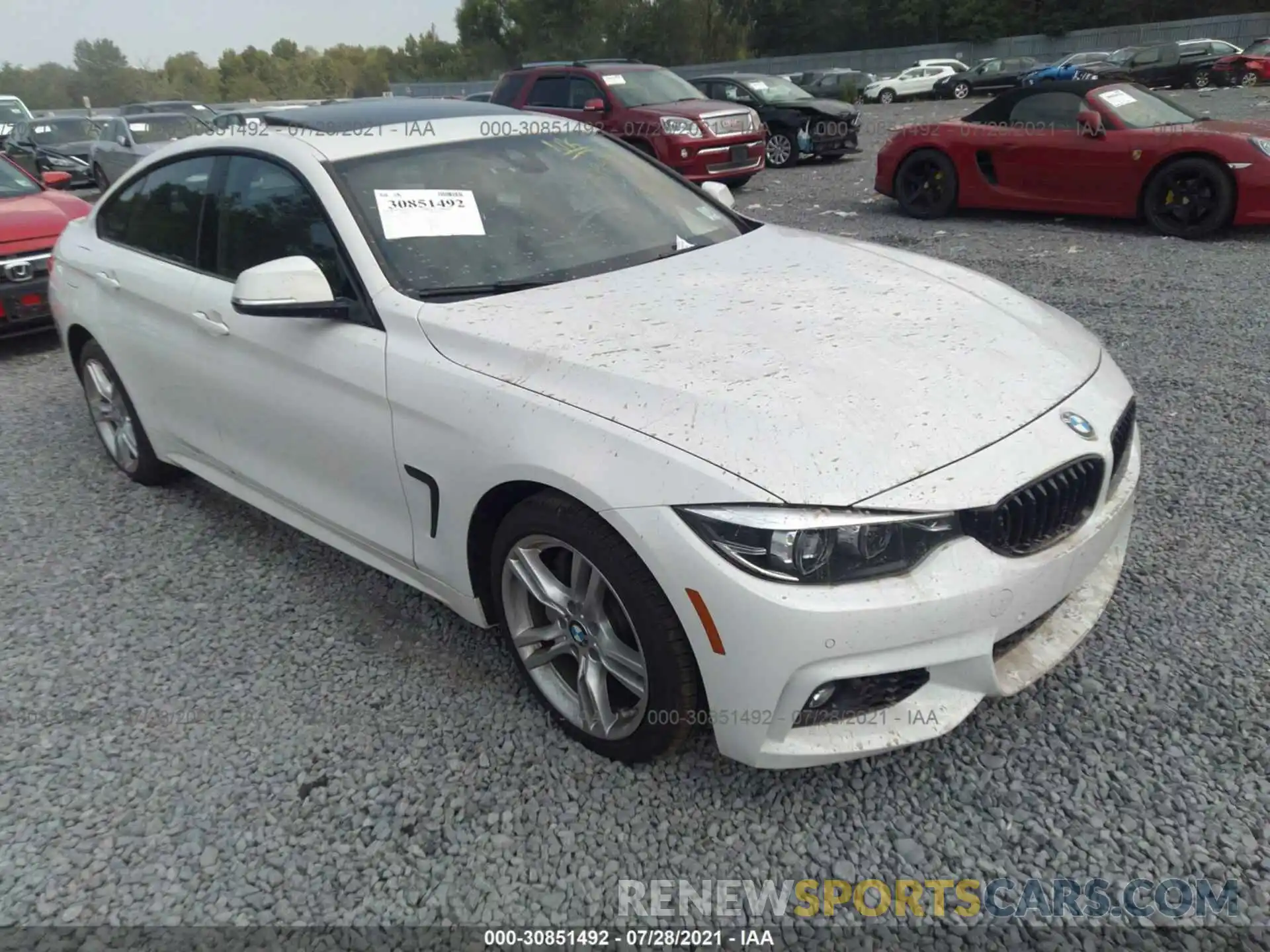 1 Photograph of a damaged car WBA4J3C53KBL08582 BMW 4 SERIES 2019