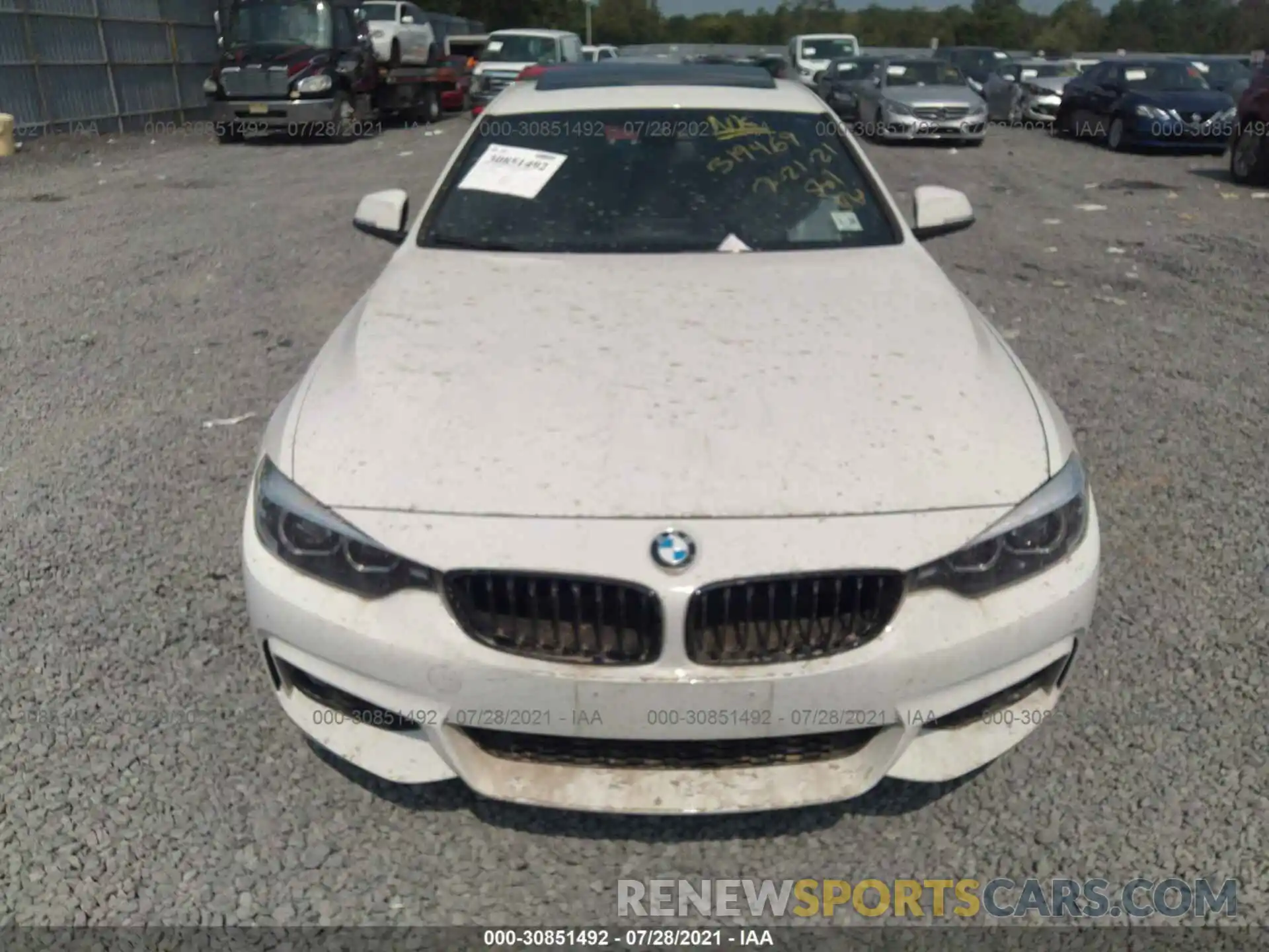 6 Photograph of a damaged car WBA4J3C53KBL08582 BMW 4 SERIES 2019