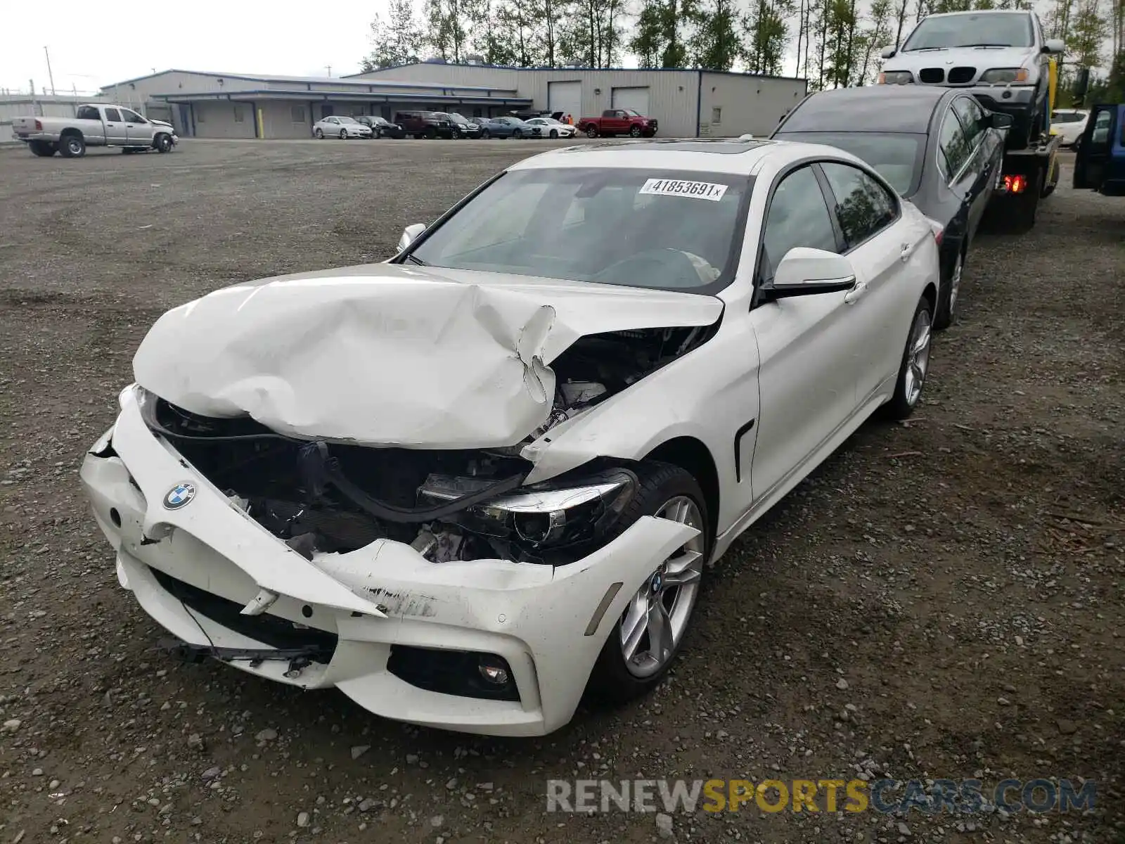 2 Photograph of a damaged car WBA4J3C53KBL08923 BMW 4 SERIES 2019