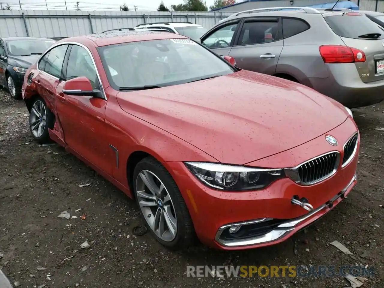 1 Photograph of a damaged car WBA4J3C53KBL09327 BMW 4 SERIES 2019