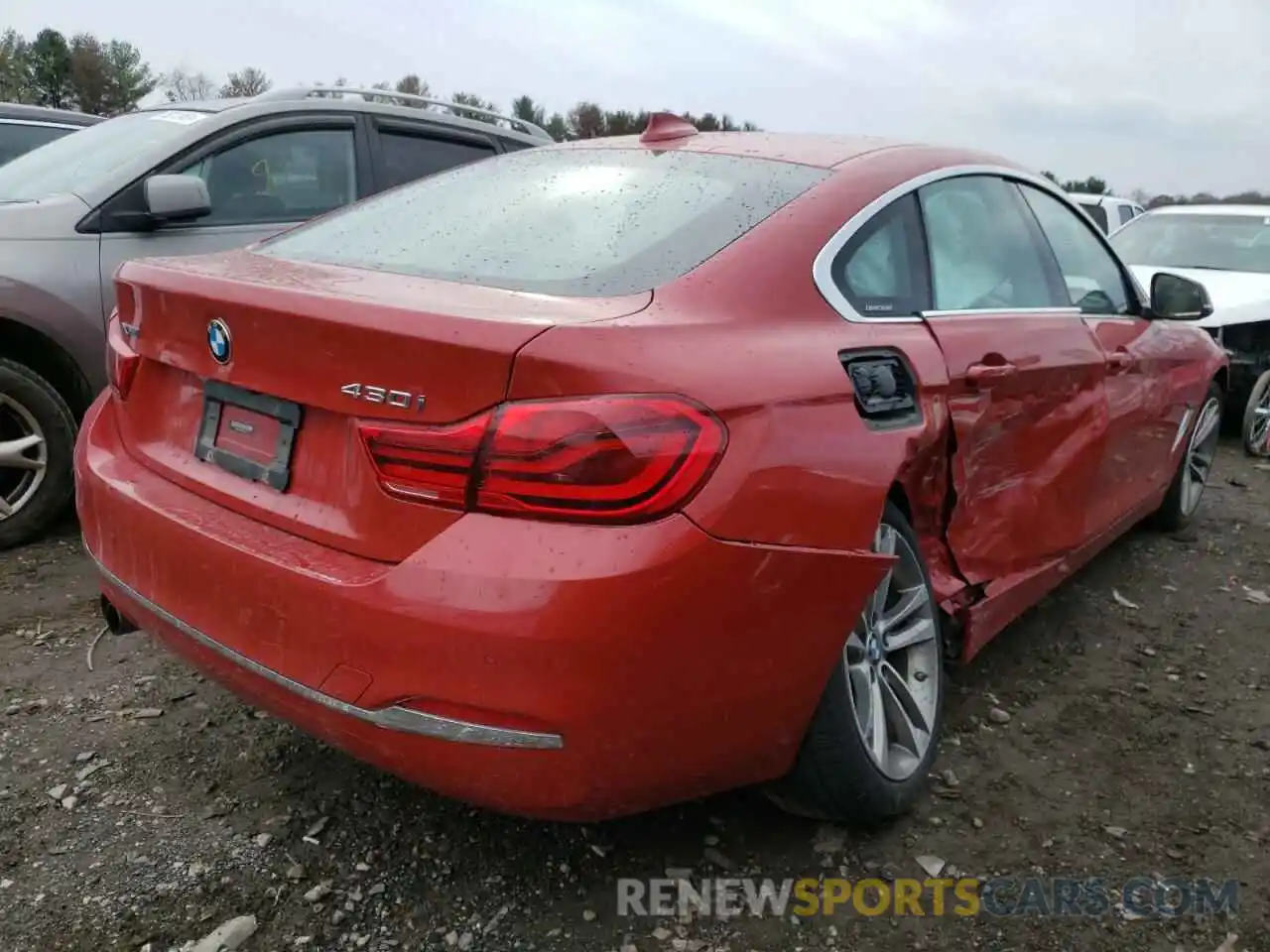 4 Photograph of a damaged car WBA4J3C53KBL09327 BMW 4 SERIES 2019