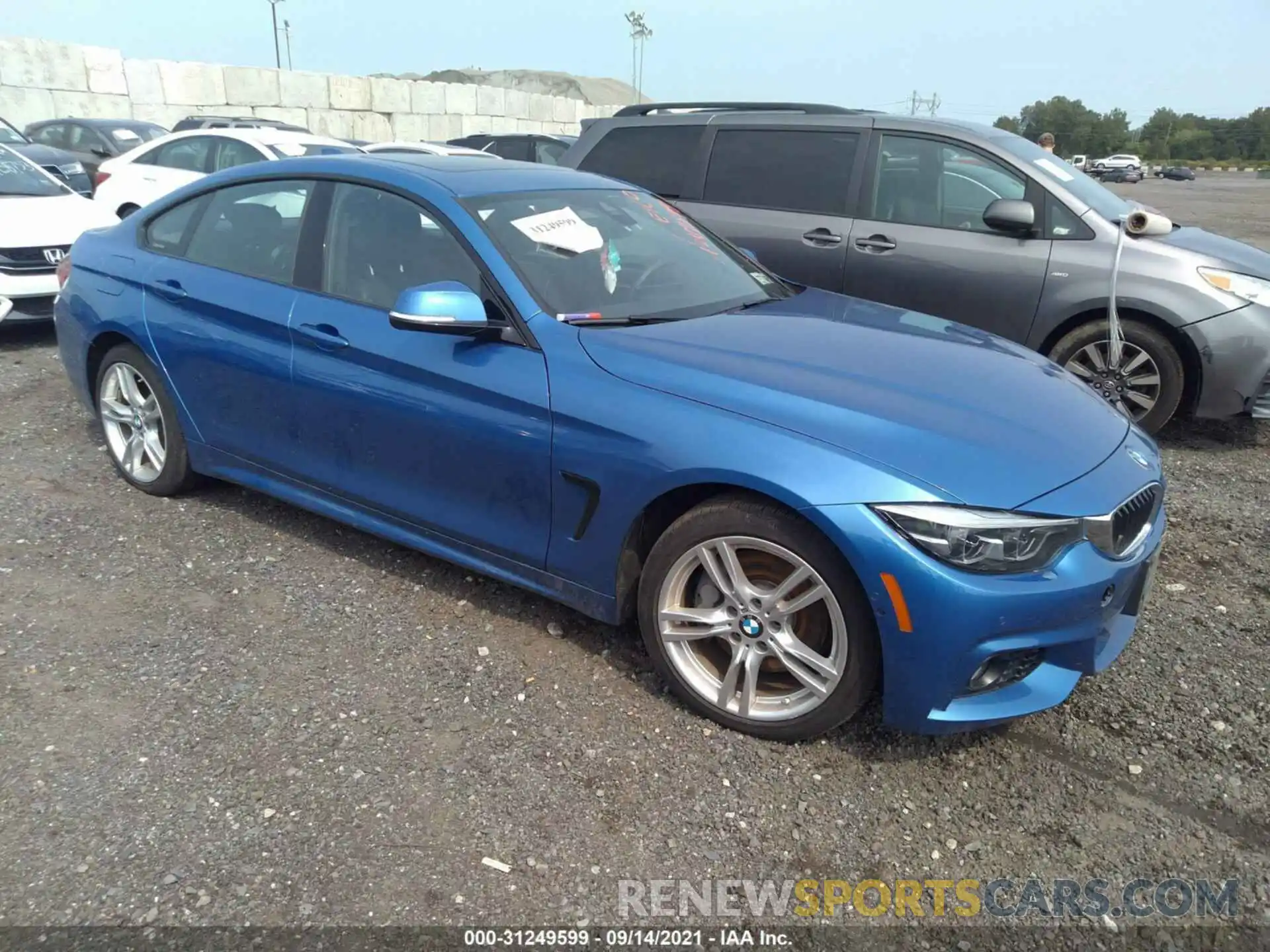 1 Photograph of a damaged car WBA4J3C53KBL09845 BMW 4 SERIES 2019