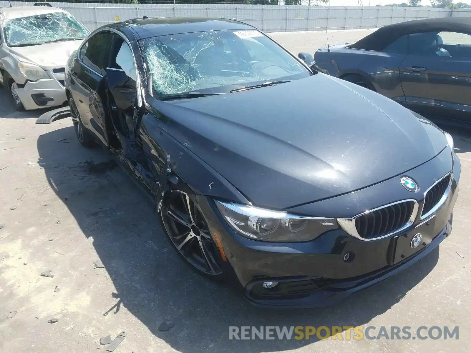 1 Photograph of a damaged car WBA4J3C54KBL05139 BMW 4 SERIES 2019