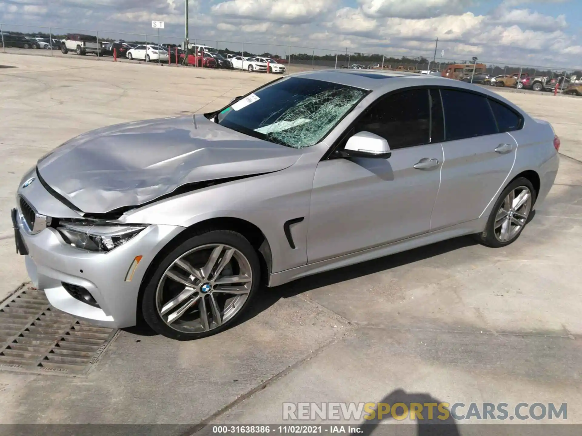 2 Photograph of a damaged car WBA4J3C54KBL05643 BMW 4 SERIES 2019