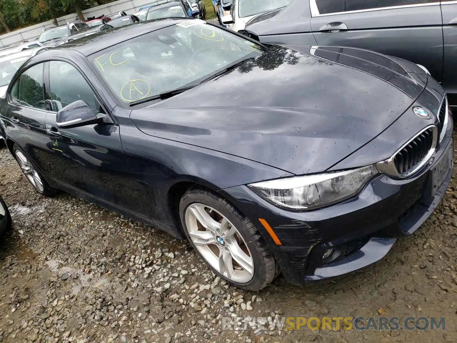 1 Photograph of a damaged car WBA4J3C54KBL05786 BMW 4 SERIES 2019