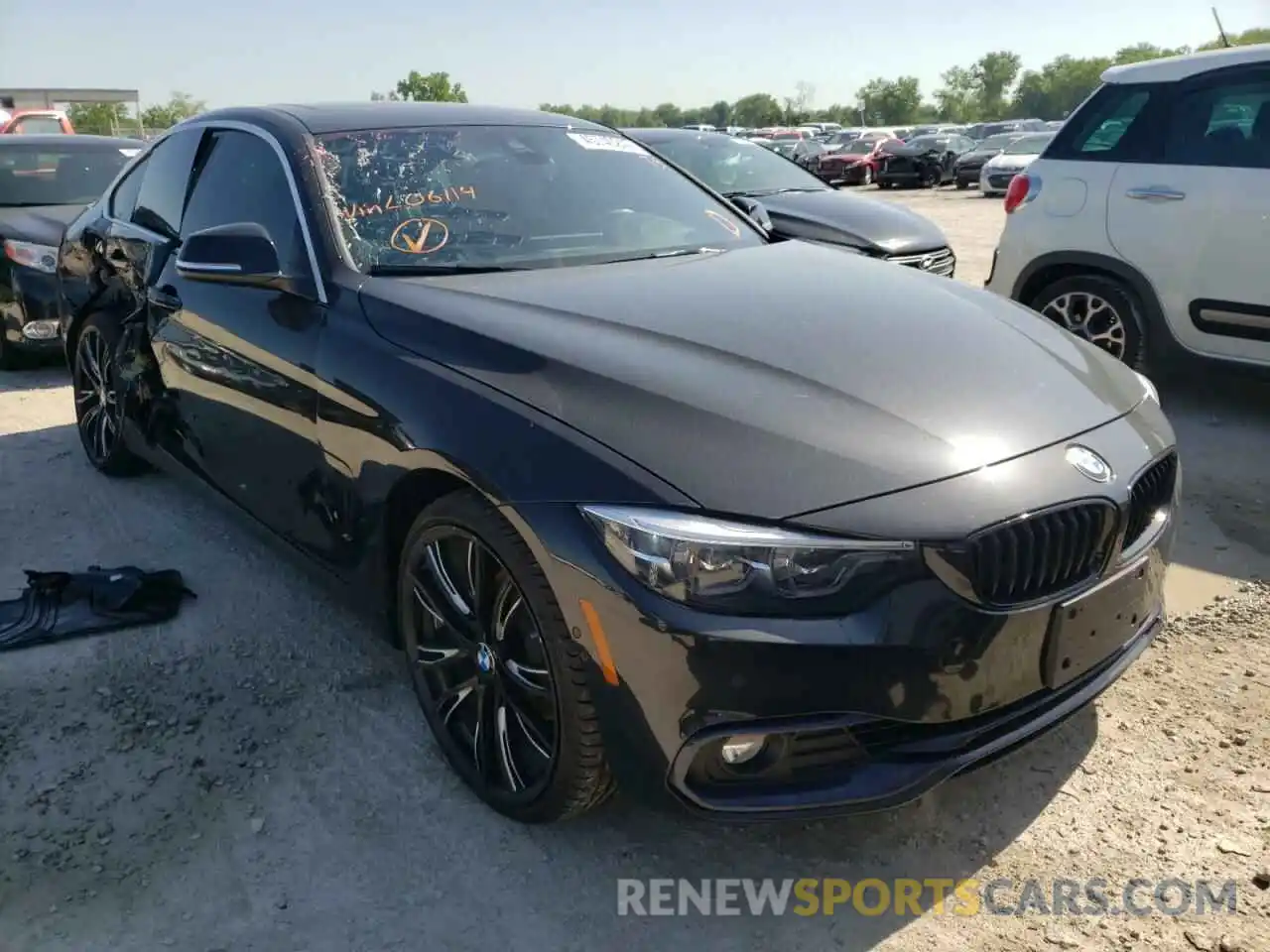 1 Photograph of a damaged car WBA4J3C54KBL06114 BMW 4 SERIES 2019