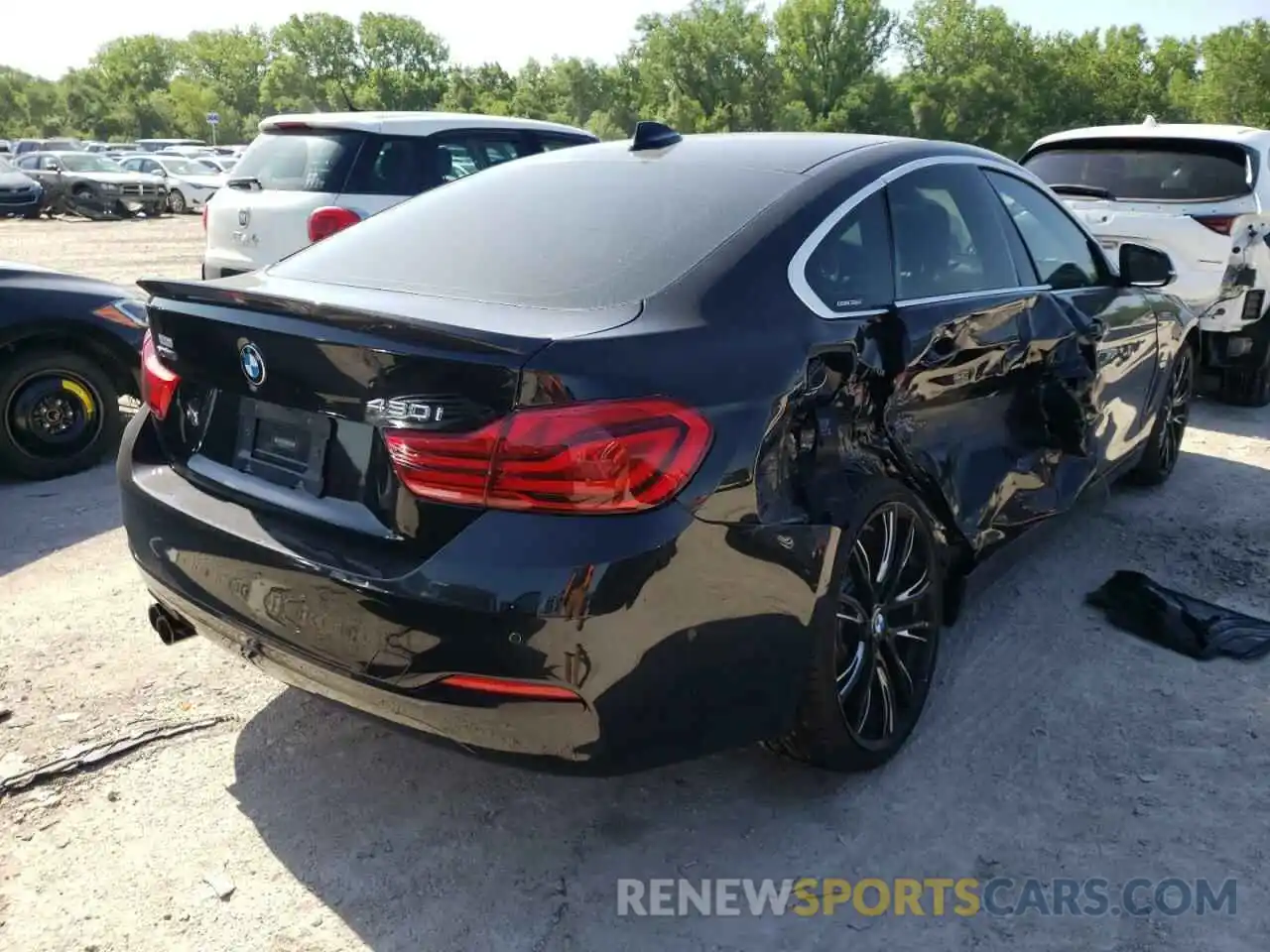 4 Photograph of a damaged car WBA4J3C54KBL06114 BMW 4 SERIES 2019