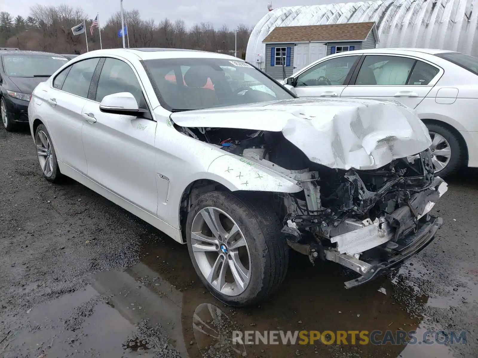 1 Фотография поврежденного автомобиля WBA4J3C54KBL06730 BMW 4 SERIES 2019