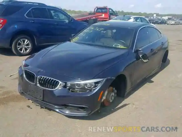 2 Photograph of a damaged car WBA4J3C54KBL07103 BMW 4 SERIES 2019