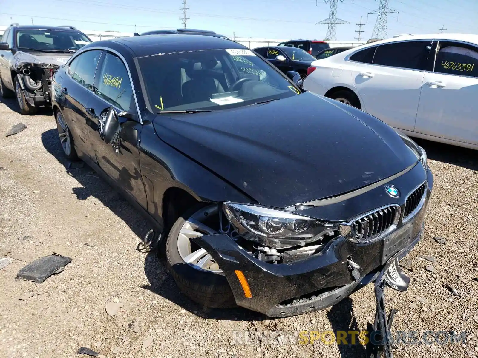 1 Photograph of a damaged car WBA4J3C54KBL07425 BMW 4 SERIES 2019