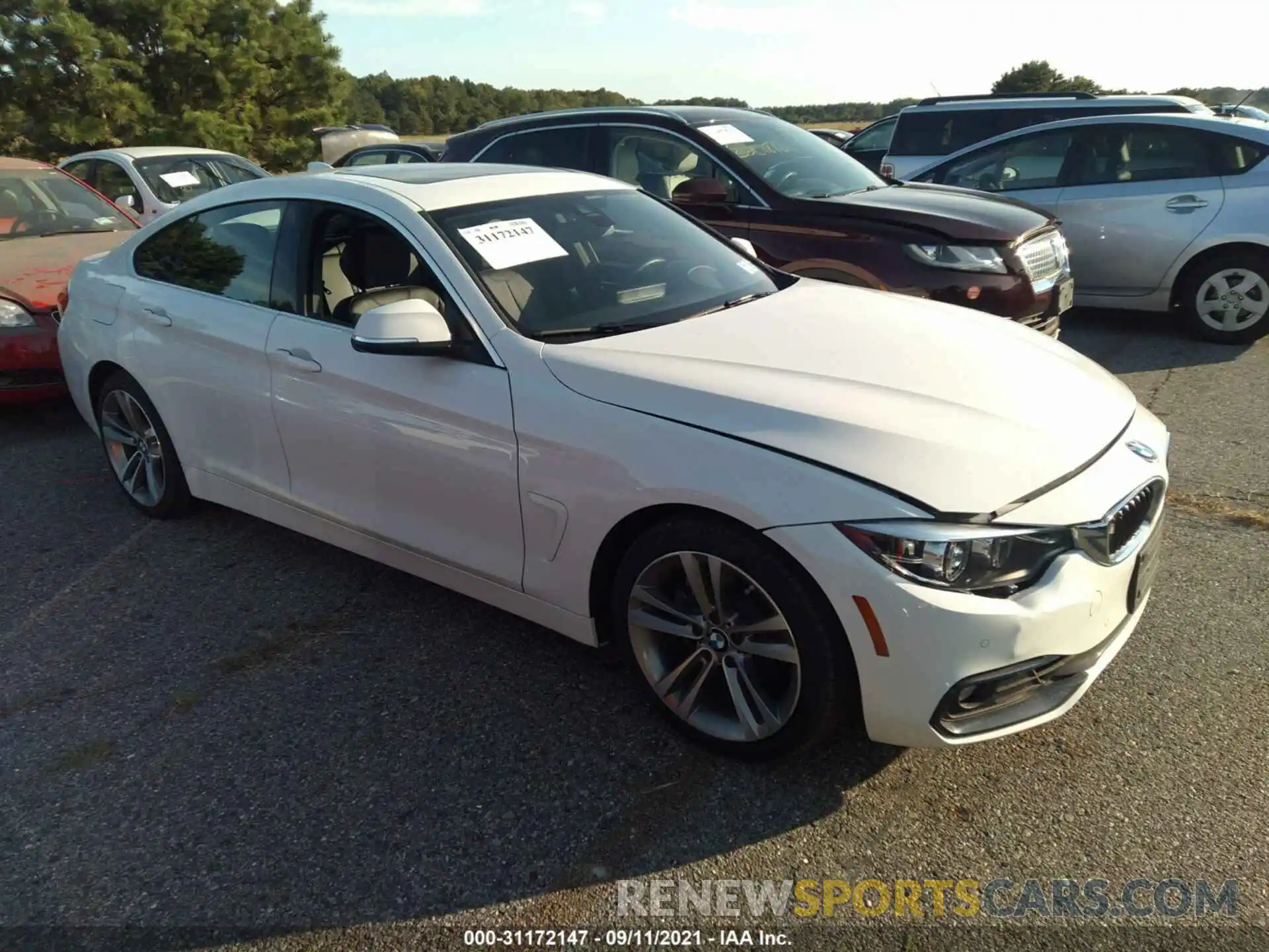 1 Photograph of a damaged car WBA4J3C54KBL08266 BMW 4 SERIES 2019