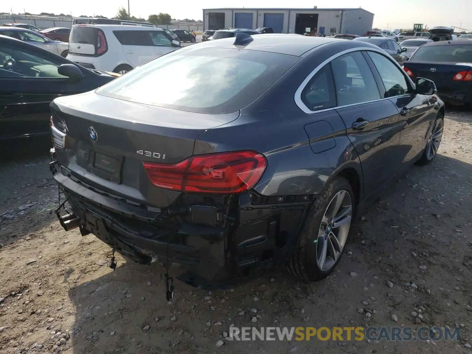 4 Фотография поврежденного автомобиля WBA4J3C54KBL09062 BMW 4 SERIES 2019