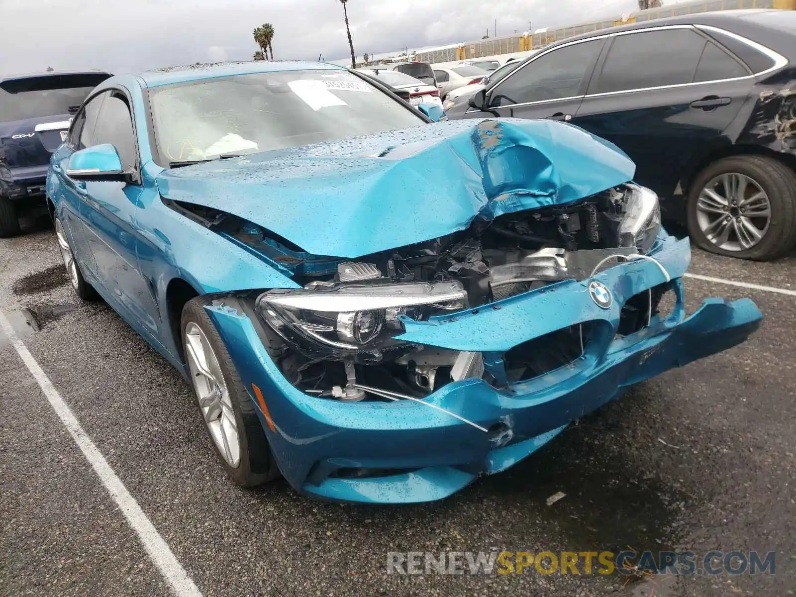 1 Photograph of a damaged car WBA4J3C55KBL05697 BMW 4 SERIES 2019