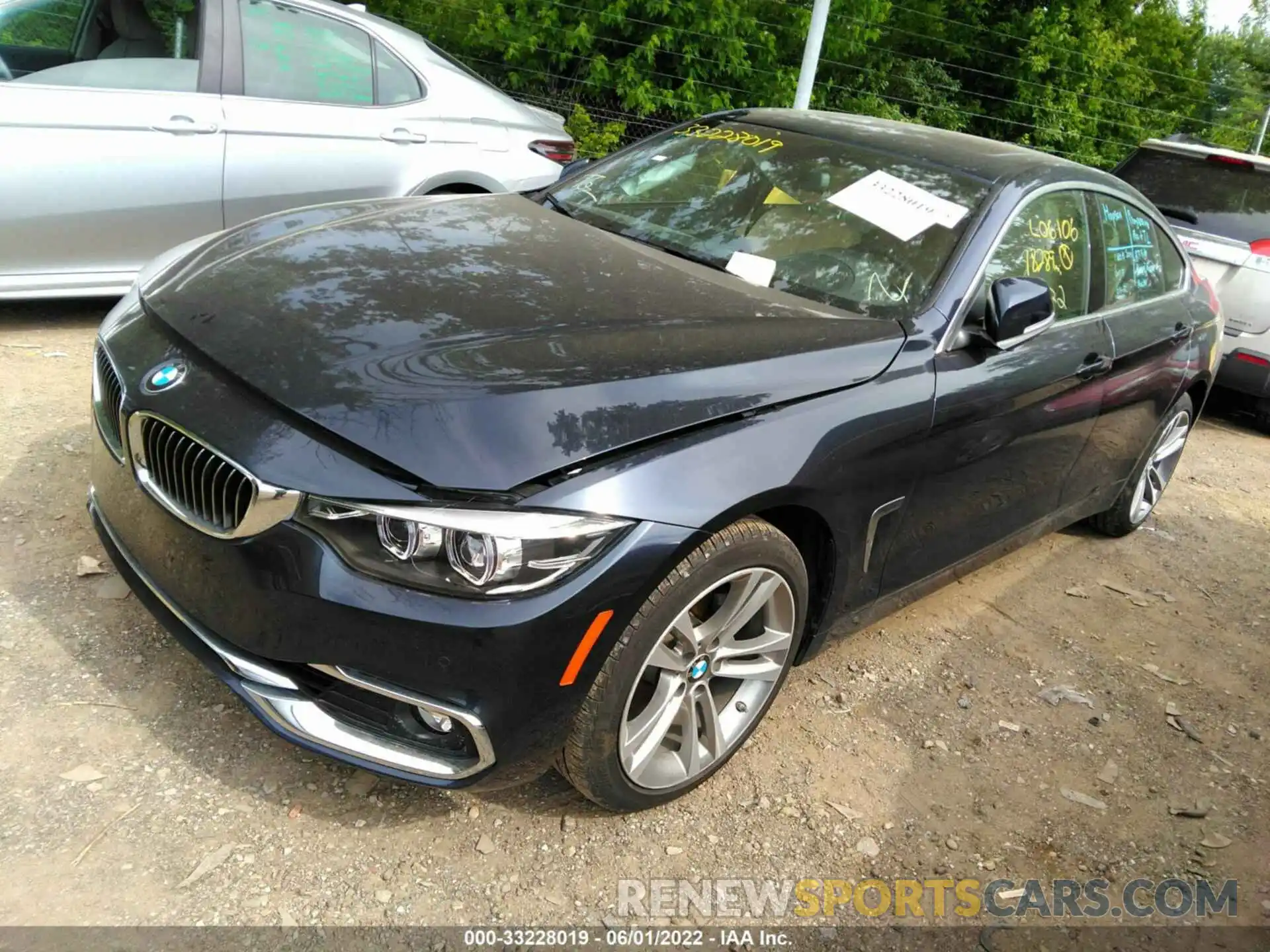 2 Photograph of a damaged car WBA4J3C55KBL06106 BMW 4 SERIES 2019