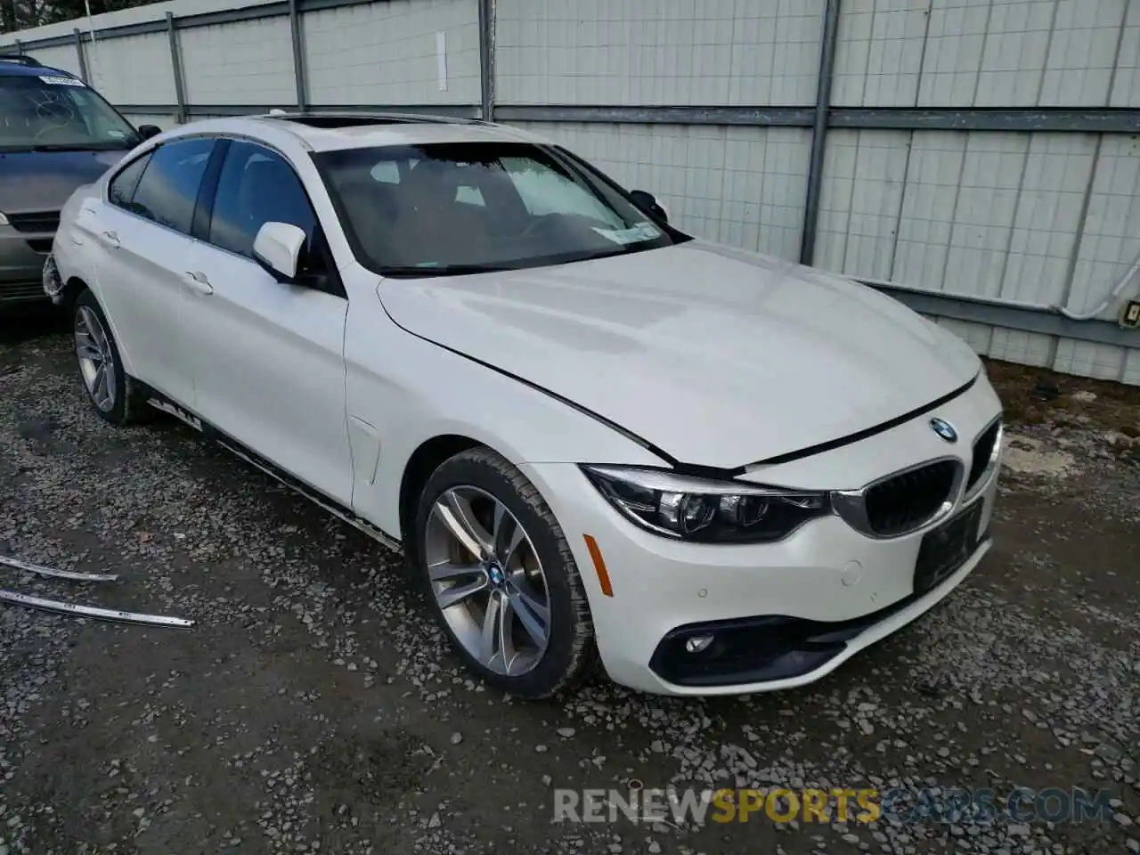 1 Photograph of a damaged car WBA4J3C55KBL07109 BMW 4 SERIES 2019