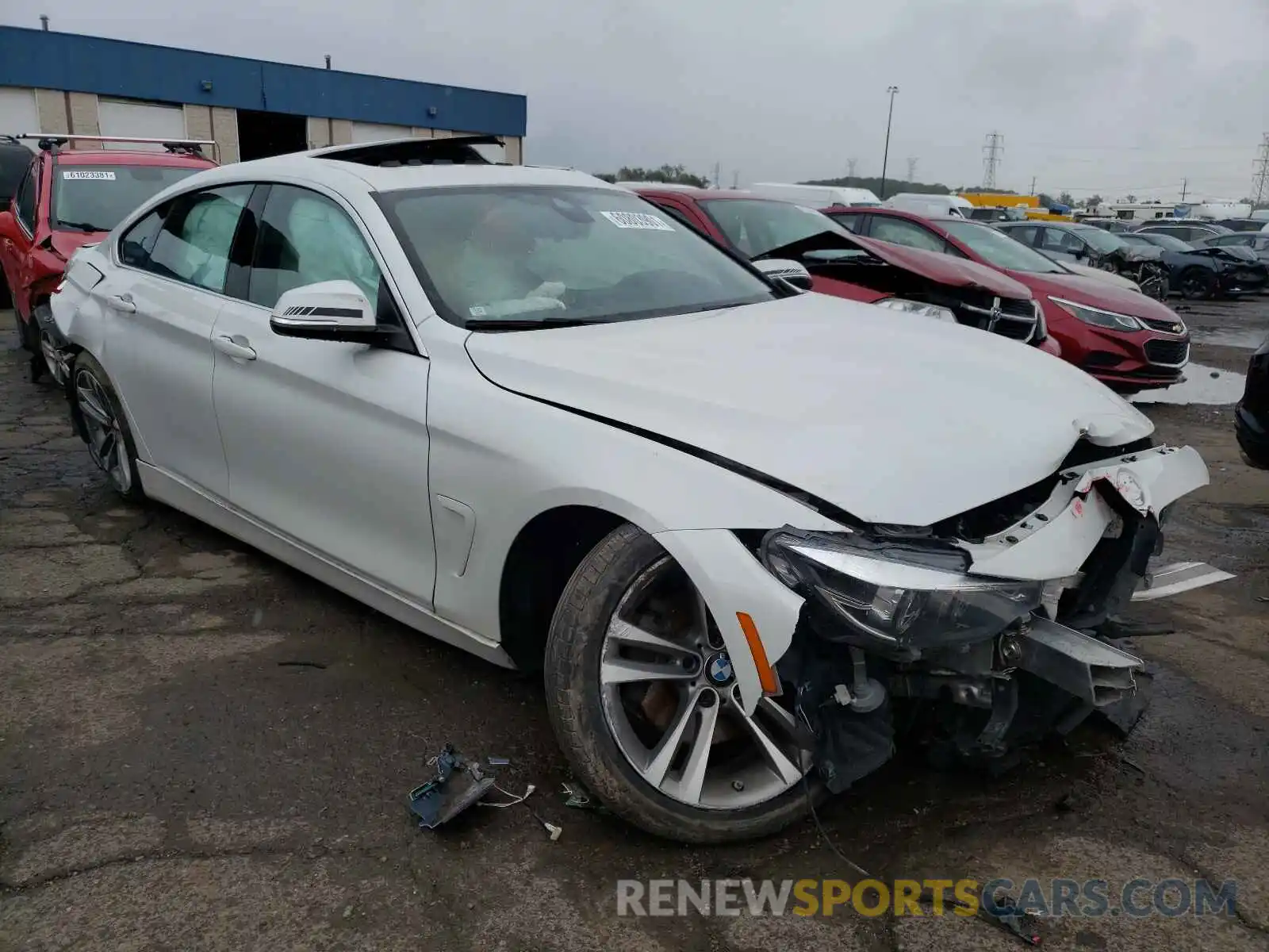 1 Photograph of a damaged car WBA4J3C55KBL08888 BMW 4 SERIES 2019