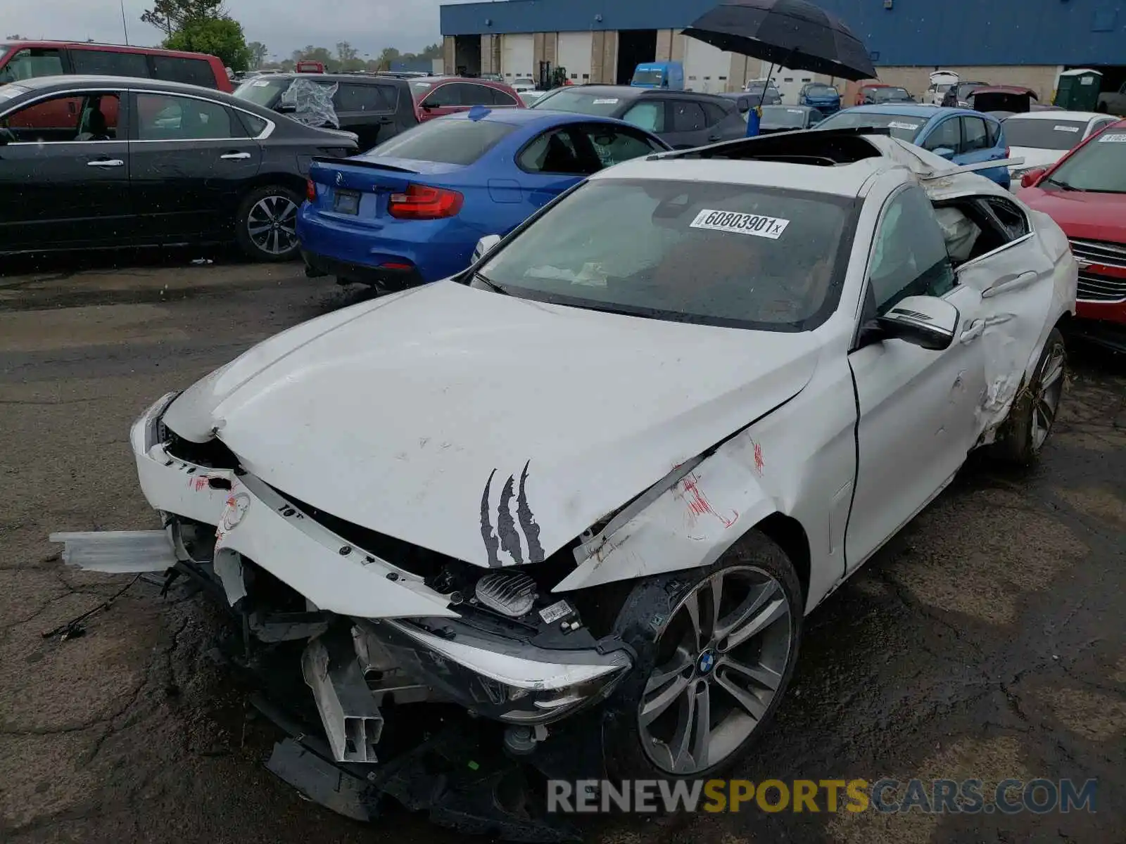 2 Photograph of a damaged car WBA4J3C55KBL08888 BMW 4 SERIES 2019