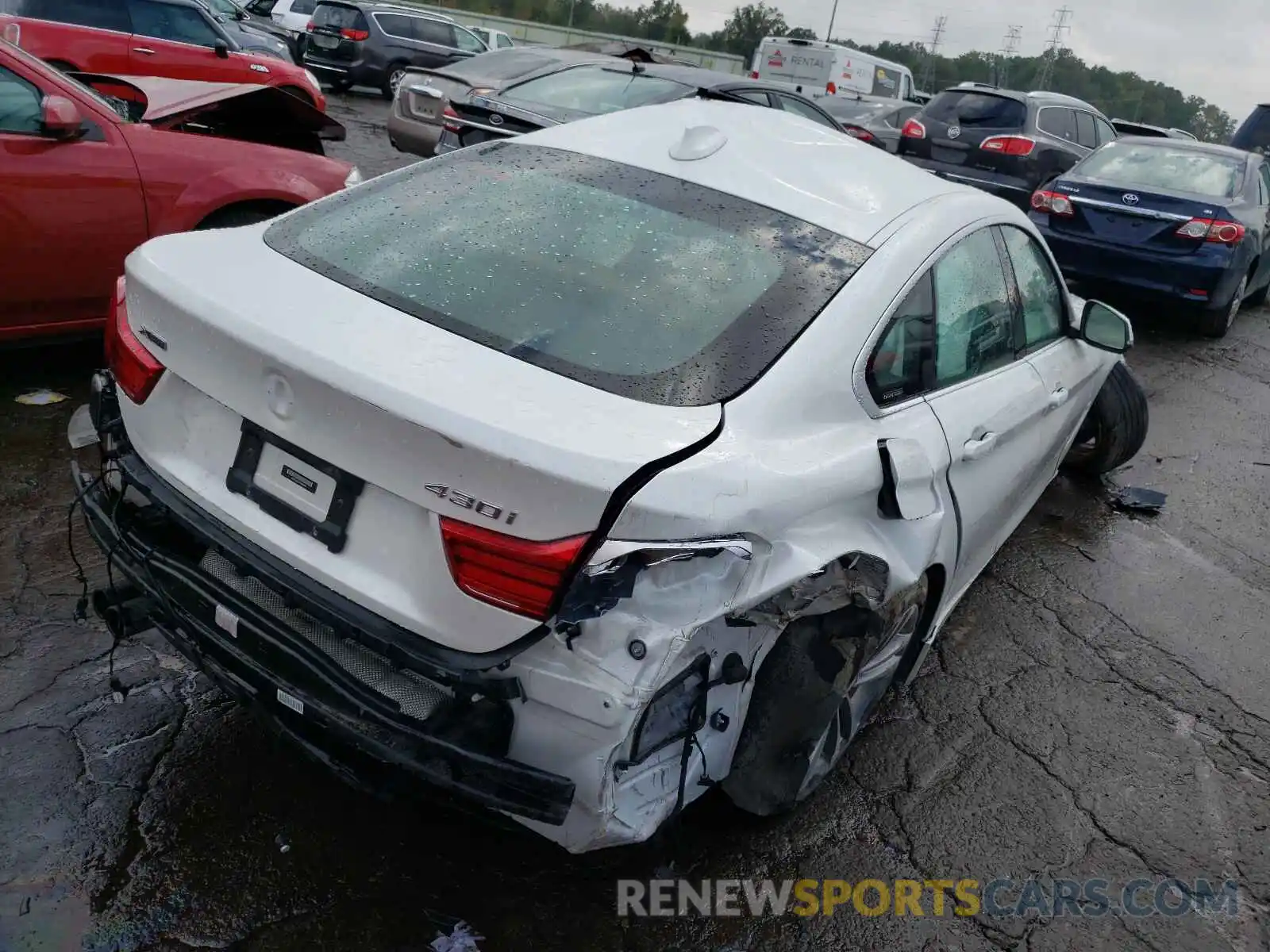 4 Photograph of a damaged car WBA4J3C55KBL08888 BMW 4 SERIES 2019