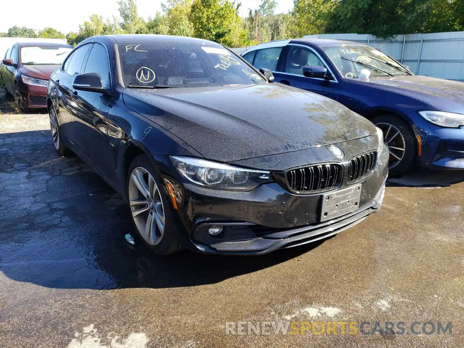 1 Photograph of a damaged car WBA4J3C55KBL10673 BMW 4 SERIES 2019