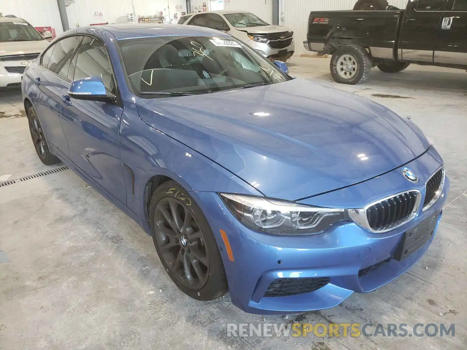 1 Photograph of a damaged car WBA4J3C56KBL05806 BMW 4 SERIES 2019