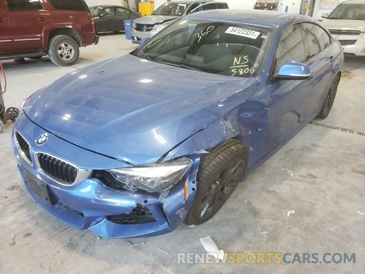 2 Photograph of a damaged car WBA4J3C56KBL05806 BMW 4 SERIES 2019