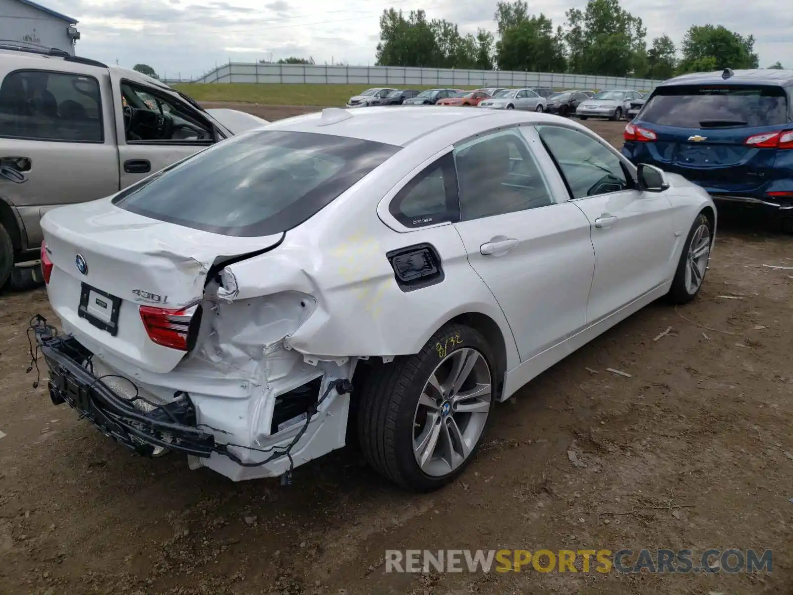 4 Photograph of a damaged car WBA4J3C56KBL07815 BMW 4 SERIES 2019