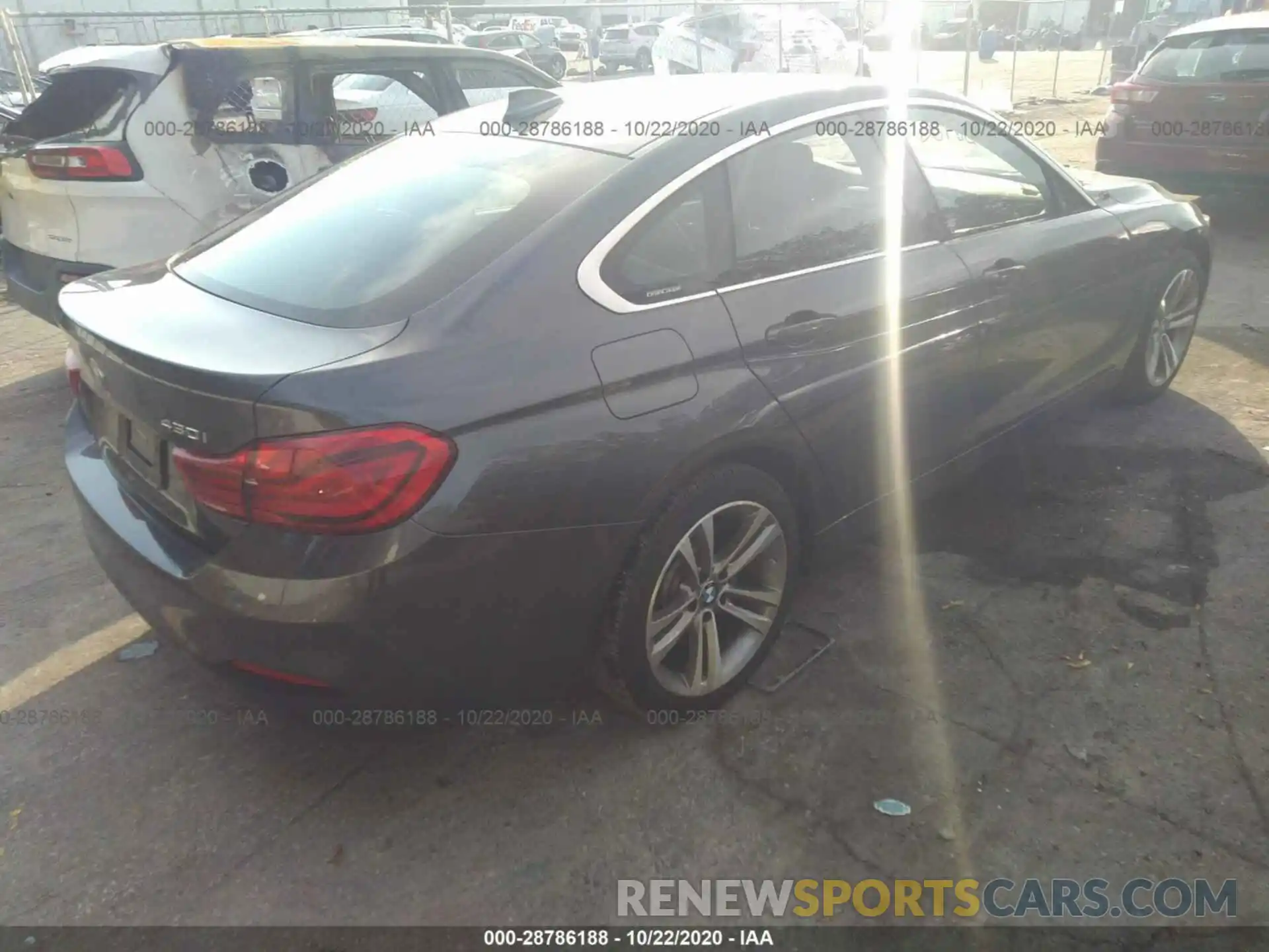 4 Фотография поврежденного автомобиля WBA4J3C56KBL08978 BMW 4 SERIES 2019