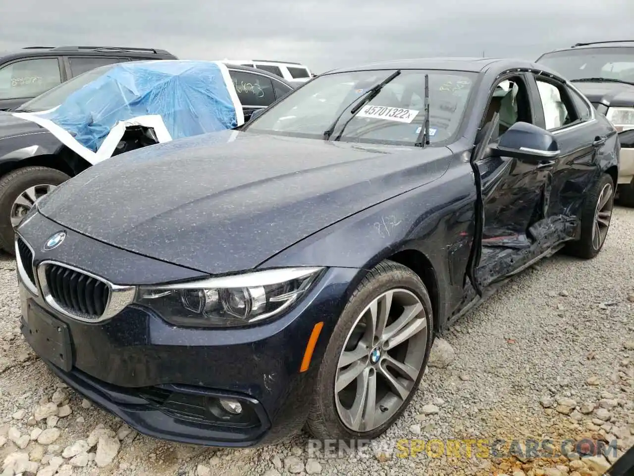 2 Фотография поврежденного автомобиля WBA4J3C56KBL09502 BMW 4 SERIES 2019