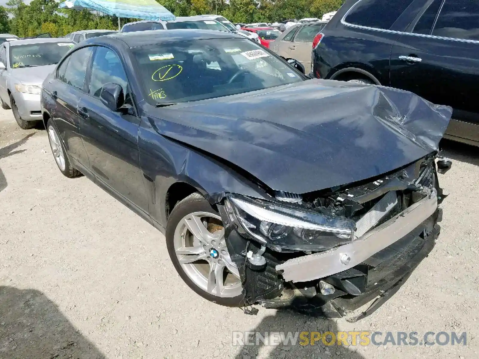 1 Photograph of a damaged car WBA4J3C56KBL09659 BMW 4 SERIES 2019