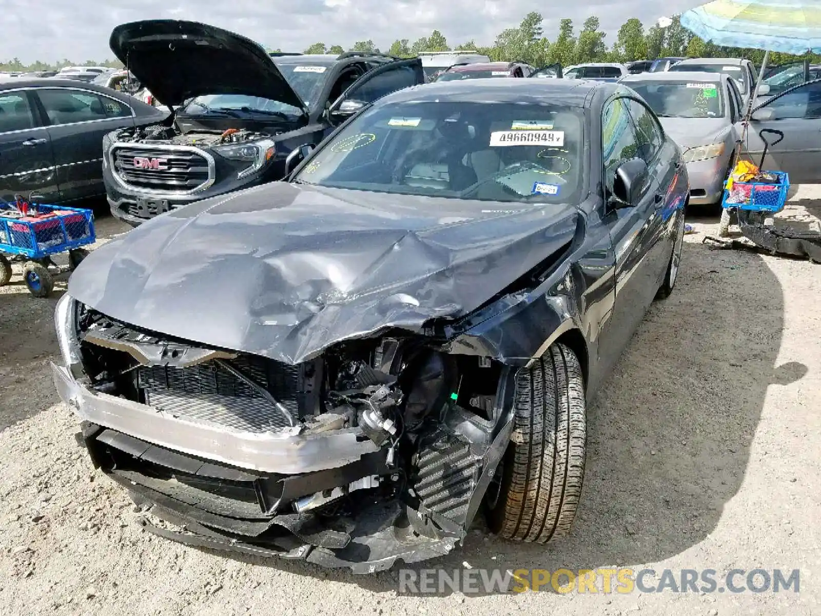 2 Photograph of a damaged car WBA4J3C56KBL09659 BMW 4 SERIES 2019