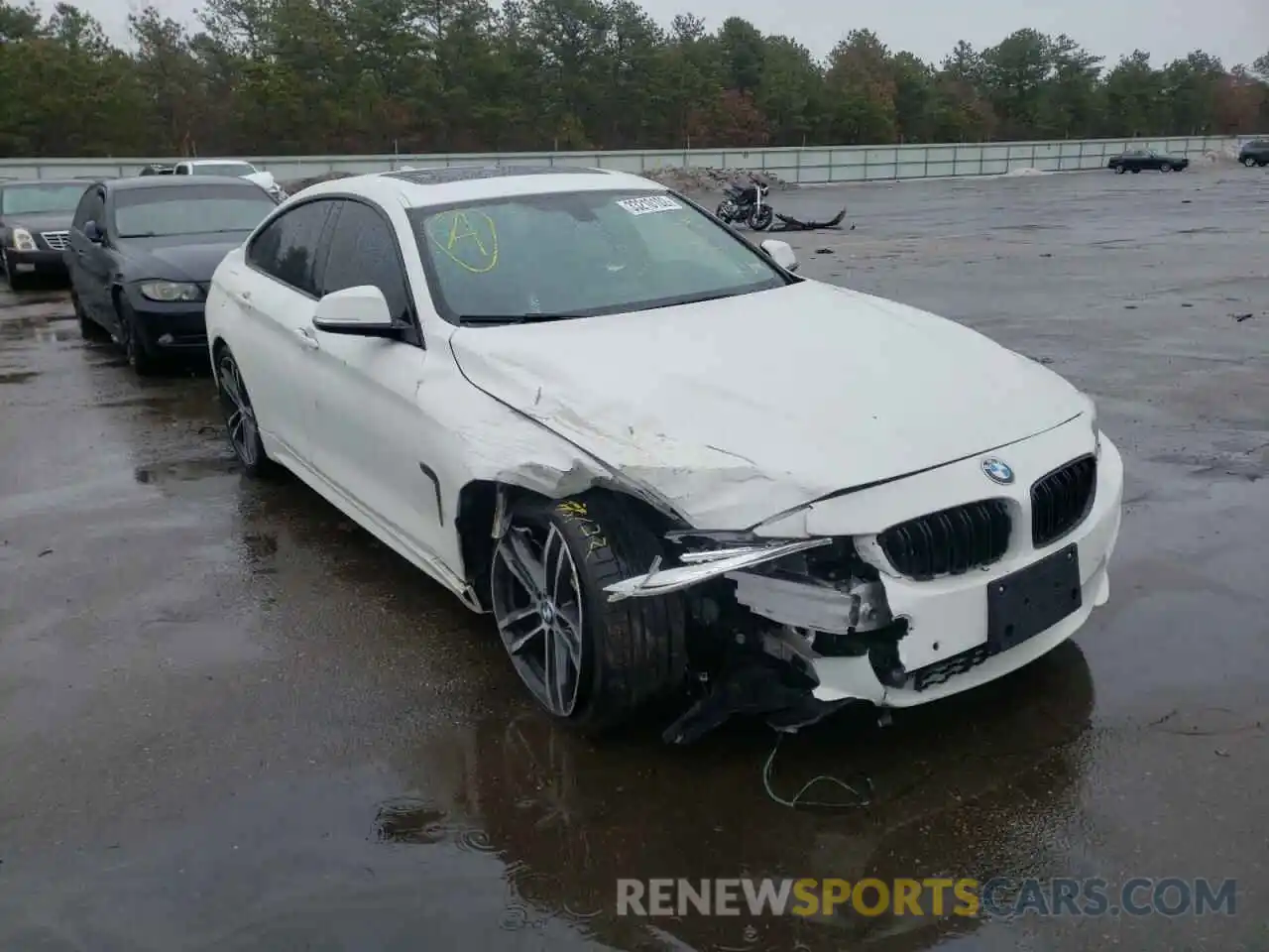 1 Photograph of a damaged car WBA4J3C57KBL06253 BMW 4 SERIES 2019