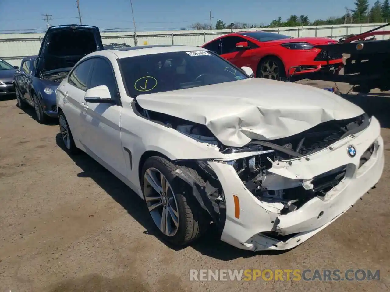 1 Photograph of a damaged car WBA4J3C57KBL07029 BMW 4 SERIES 2019