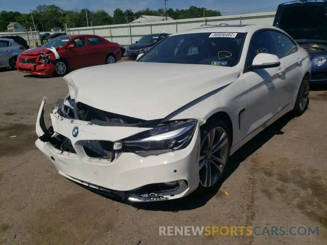 2 Photograph of a damaged car WBA4J3C57KBL07029 BMW 4 SERIES 2019