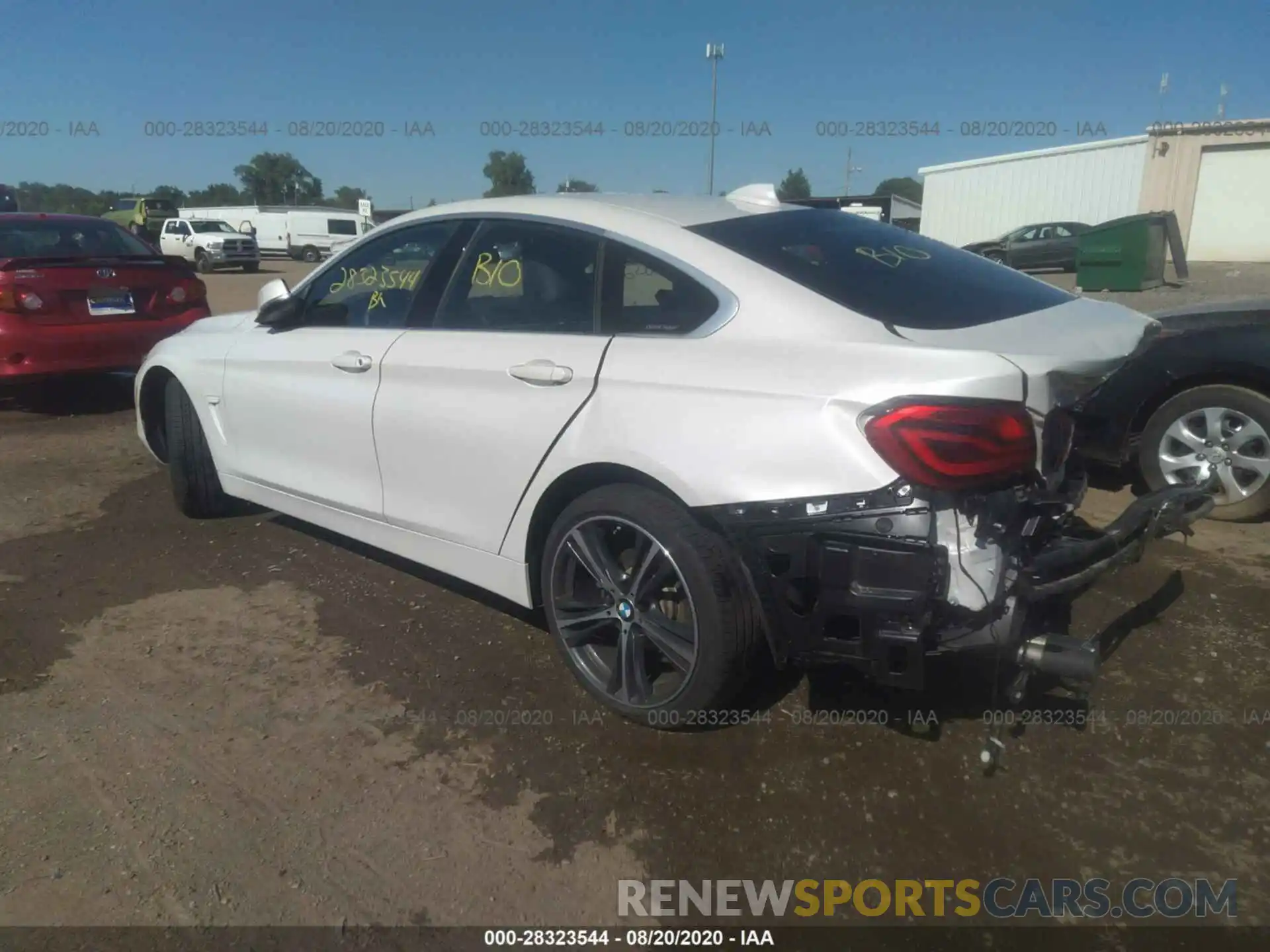 3 Фотография поврежденного автомобиля WBA4J3C57KBL07645 BMW 4 SERIES 2019