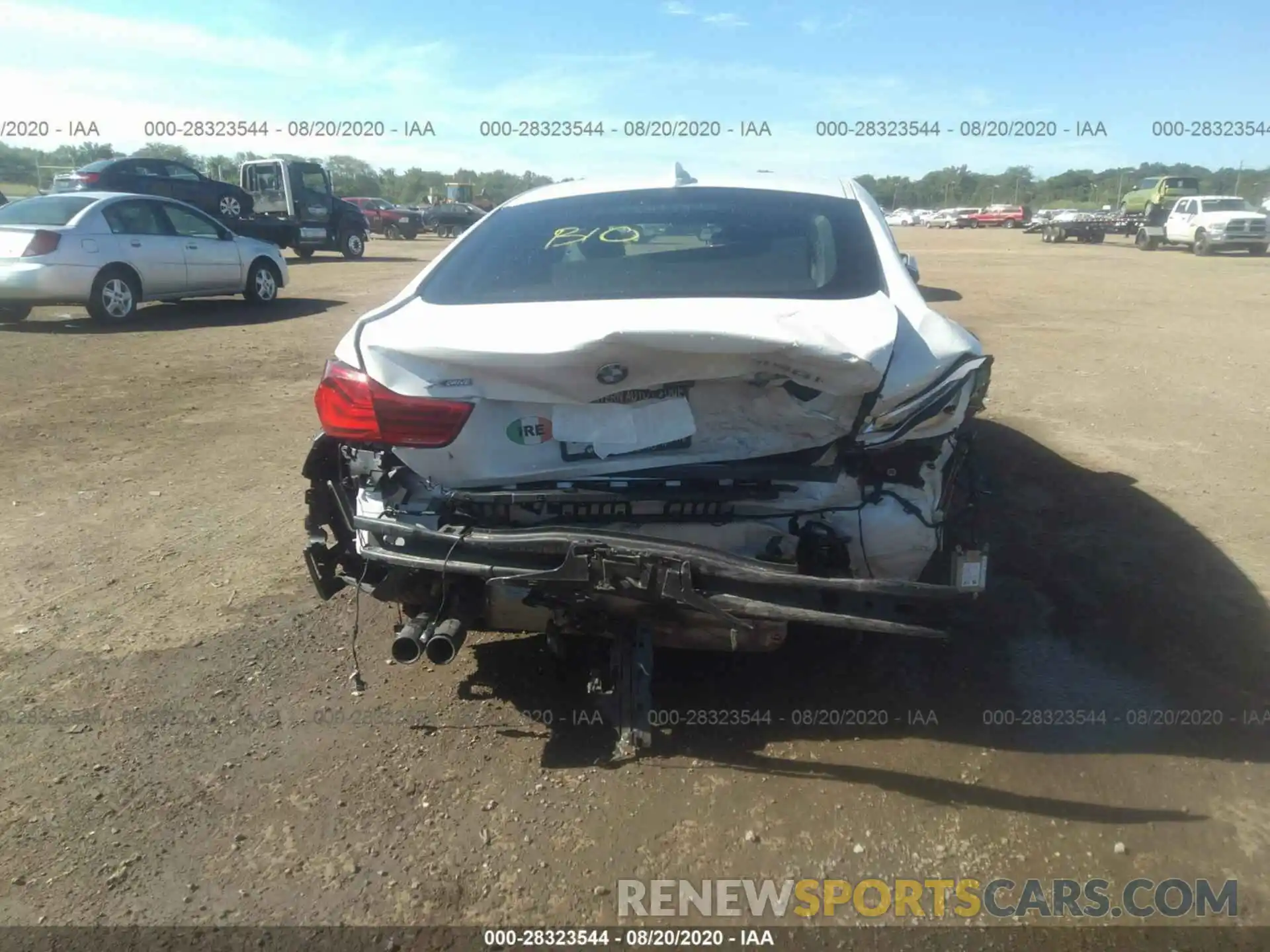6 Фотография поврежденного автомобиля WBA4J3C57KBL07645 BMW 4 SERIES 2019