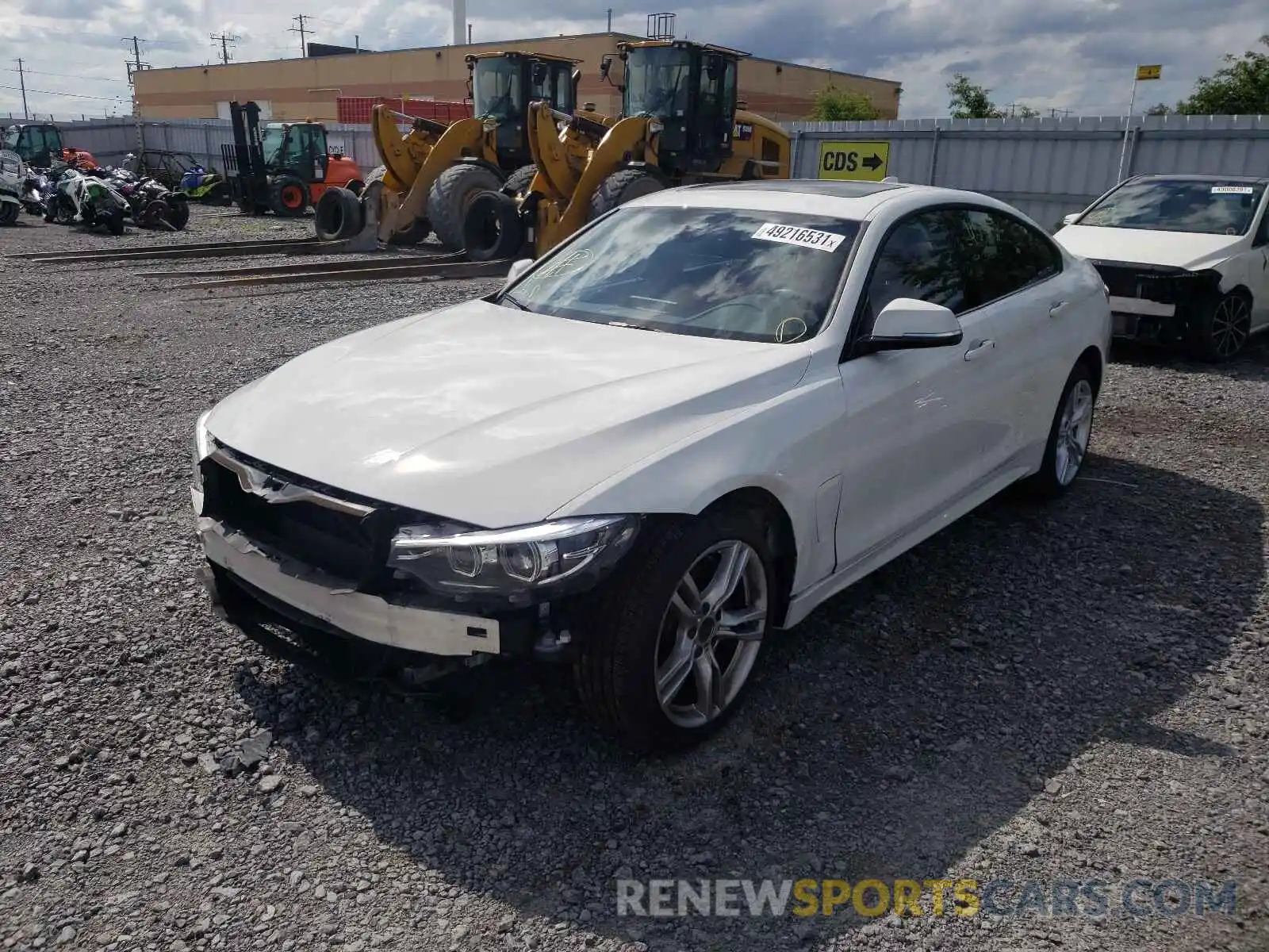 2 Photograph of a damaged car WBA4J3C57KBL08648 BMW 4 SERIES 2019