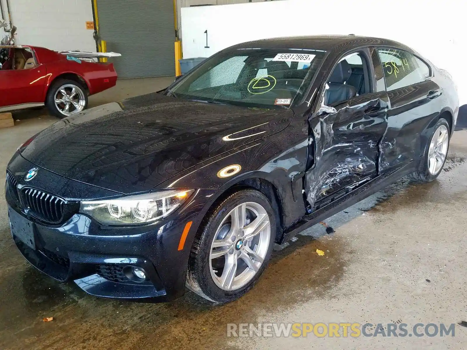 2 Photograph of a damaged car WBA4J3C57KBL09122 BMW 4 SERIES 2019