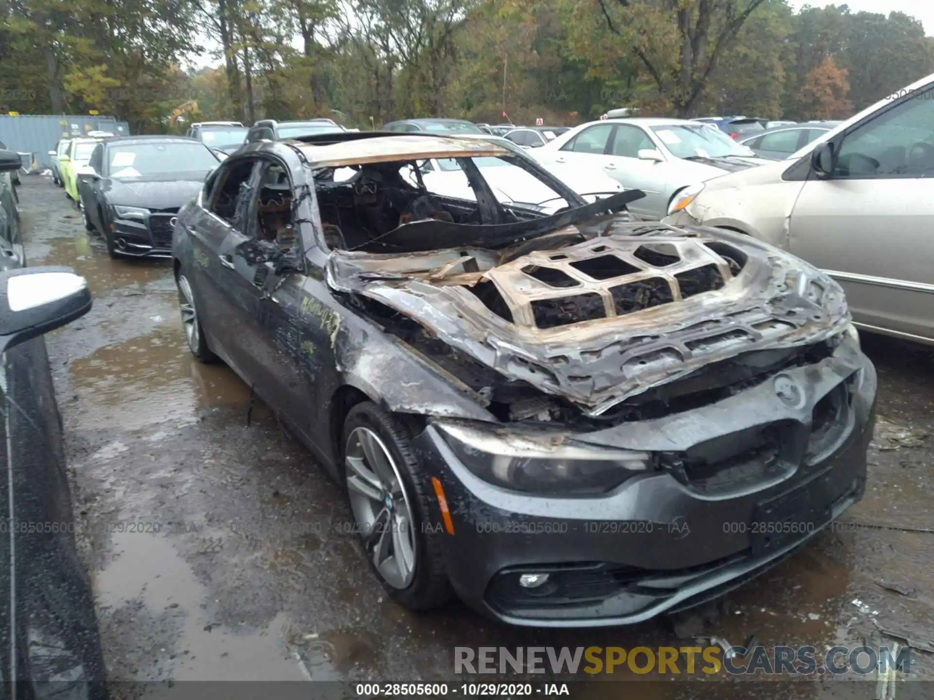 1 Photograph of a damaged car WBA4J3C57KBL09301 BMW 4 SERIES 2019