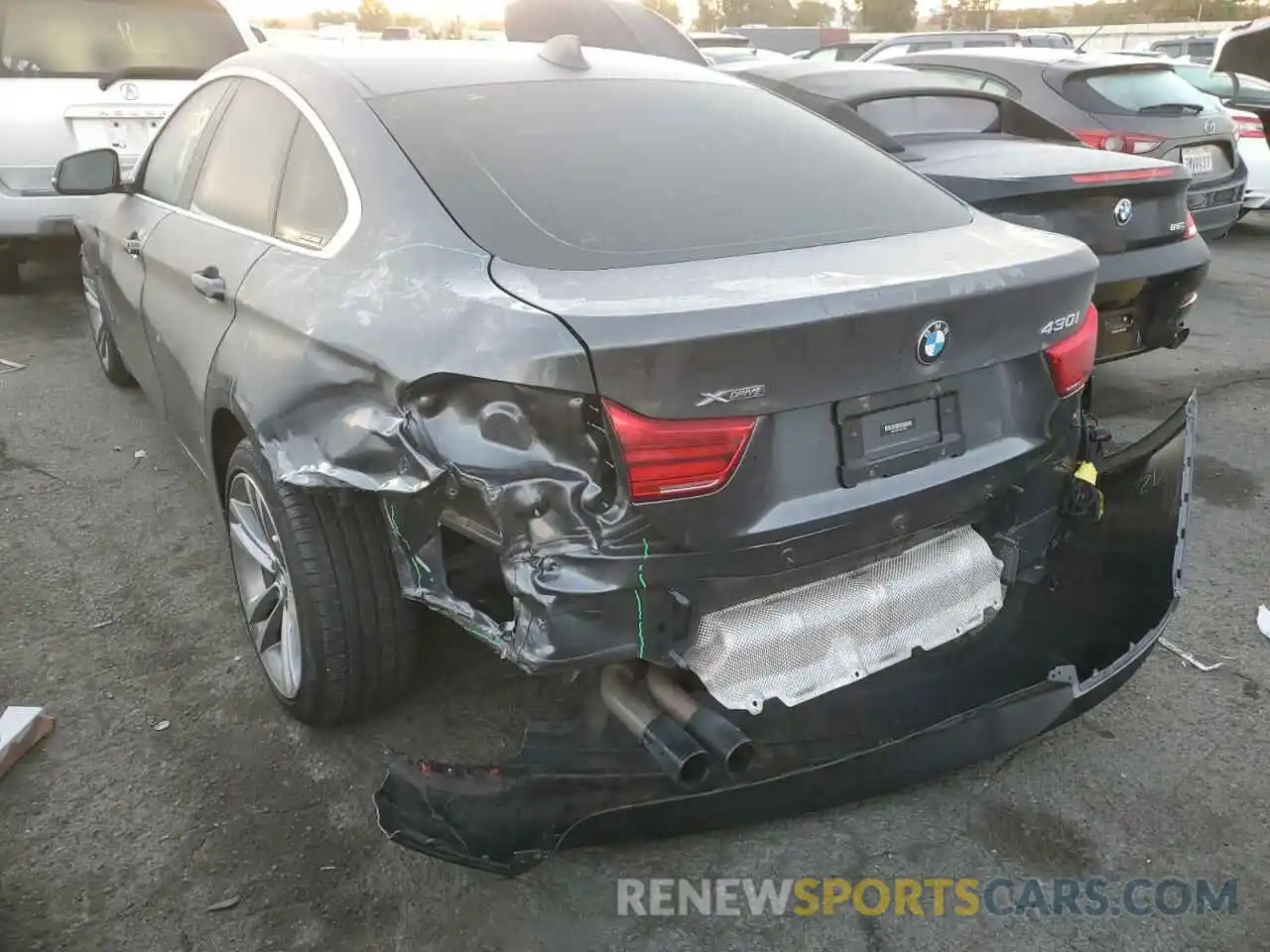 3 Photograph of a damaged car WBA4J3C57KBL10612 BMW 4 SERIES 2019