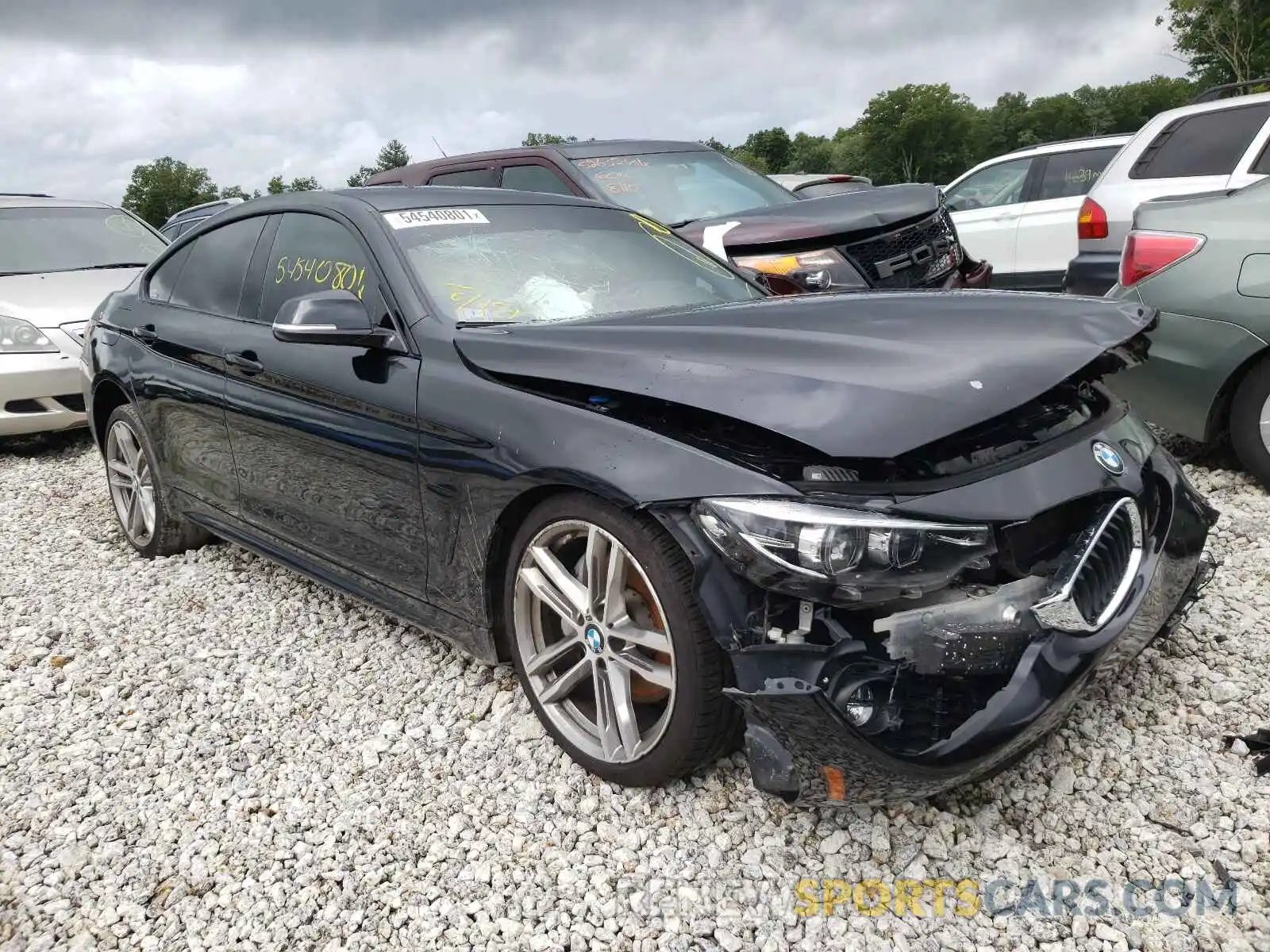 1 Photograph of a damaged car WBA4J3C58KBL06830 BMW 4 SERIES 2019